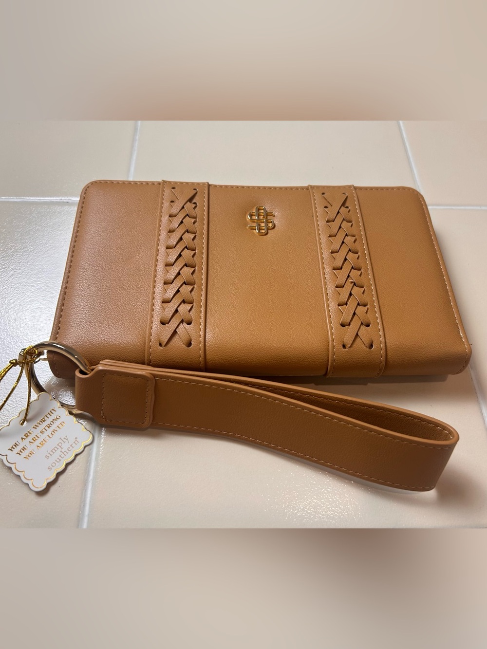 Simply Southern Soleil Wallet in color coco NWT